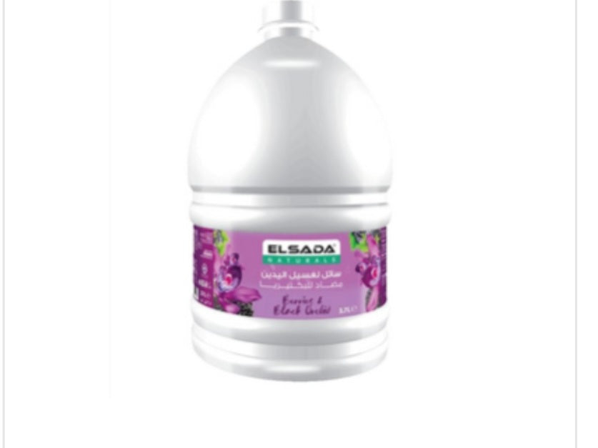 Elsada antibacterial liquid hand soap berries and black orchid 3.7l