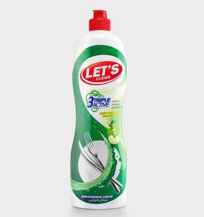 Let's Clean 3 Triple Active Dishwashing Liquid Gel 750 ml