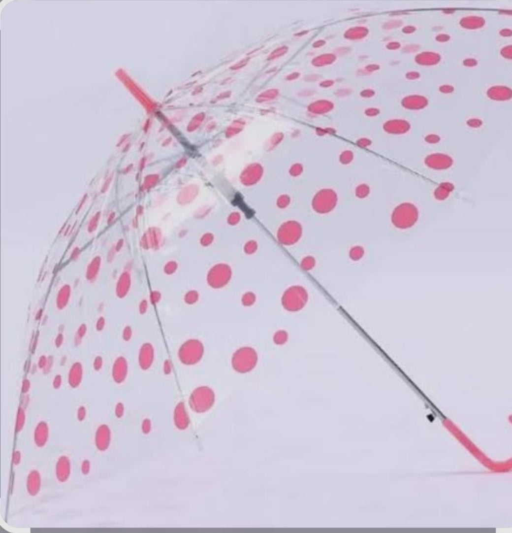 شمسية شفافة نوع سوبر ممتاز حجم كبير