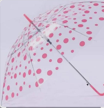 شمسية شفافة نوع سوبر ممتاز حجم كبير